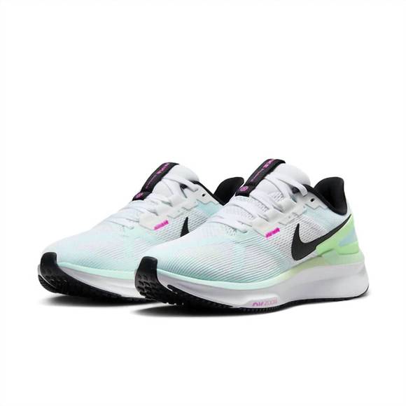 NEW NIKE women's air zoom structure 25 running shoe in 105 - Picture 2 of 3